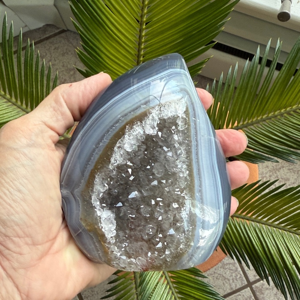 Agate Druzy Flame